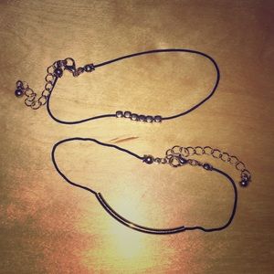 Dual bracelet/anklet set